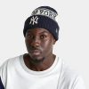 New Era New York Yankees Mlb Retro Beanie Hat In Blue