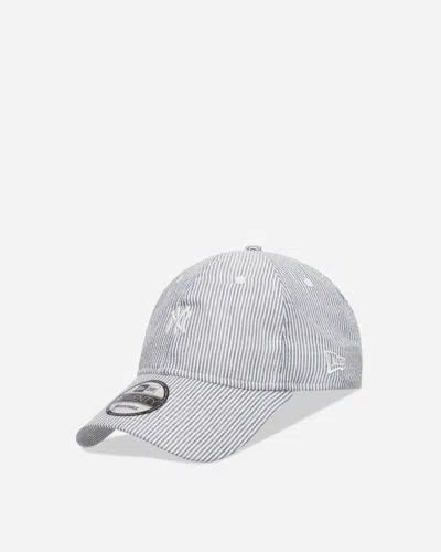 New Era New York Yankees Mlb Seersucker 9twenty Adjustable Cap Navy In Blue