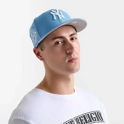 New Era New York Yankees Mlb Yankee Stadium Patch 59fifty Fitted Hat In Blue