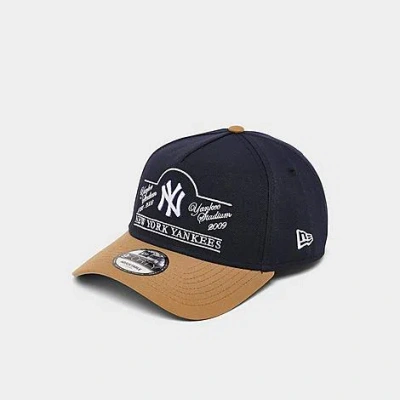 New Era New York Yankees Mlb Yankee Stadium Wordmark 9forty A-frame Snapback Hat In Black