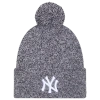 New Era New York Yankees  Yamkees Marl Pom Knit In Gray