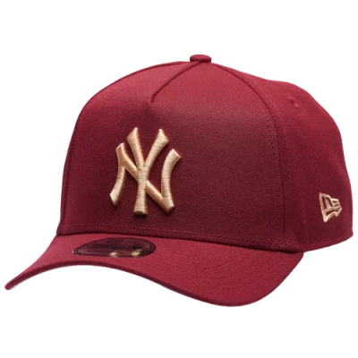 New Era New York Yankees  Yankees 940 A Frame Cap In Red