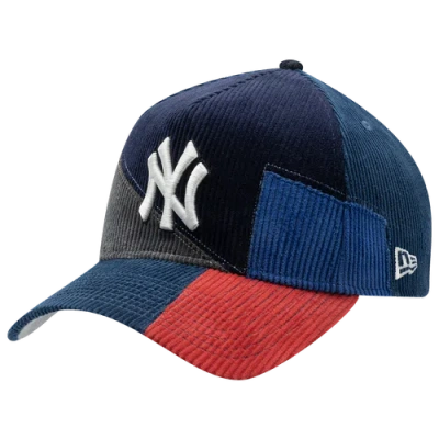 New Era New York Yankees  Yankees 940af Patchwork Energy Cap In Burgundy