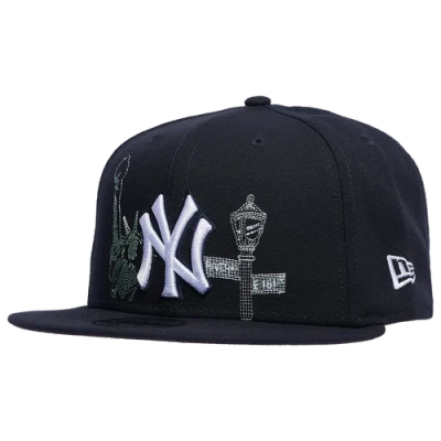 New Era New York Yankees  Yankees 950 State Stitch Cap In Navy