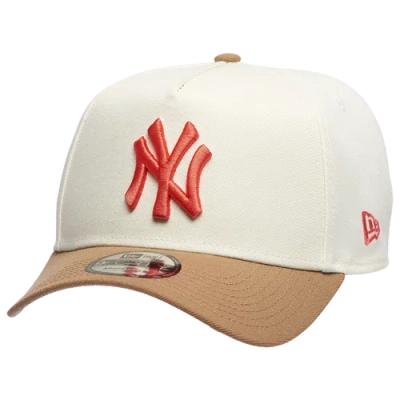New Era New York Yankees  Yankees 9forty A-frame Cap In Coral/white/tan