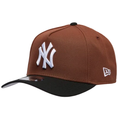 New Era New York Yankees  Yankees 9forty A-frame Cap In Brown