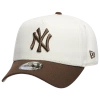 New Era New York Yankees  Yankees 9forty A-frame Cap In White/walnut