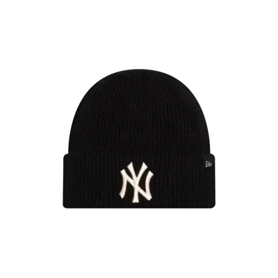 Pre-owned New Era New York Yankees Short Cuff Beanie 'black' | Men's Size Onesize