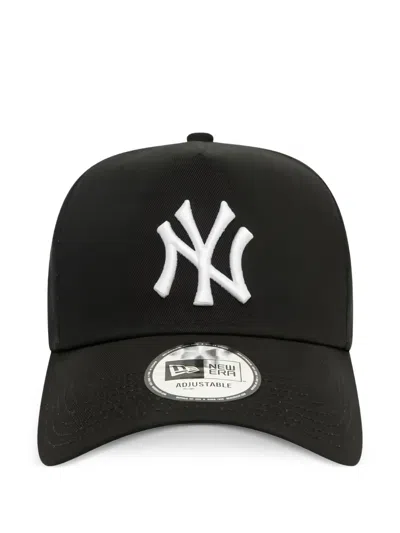 New Era New York Yankees Side-patch Cap In Black