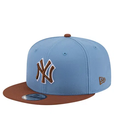 New Era New York Yankees Structured 9fifty Snapback Baseball Cap In Blue