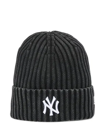 New Era New York Yankees Washed-knit Beanie Hat In Multi
