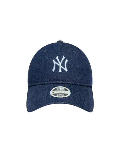 New Era New York Yankees Womens Mlb Denim Navy 9twenty Adjustable Cap