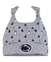 New Era Newborn And Infant Boys And Girls  Heather Gray Penn State Nittany Lions Critter Cuffed Knit  In Heather Gray