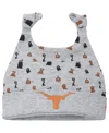 New Era Newborn And Infant Boys And Girls  Heather Gray Texas Longhorns Critter Cuffed Knit Hat In Heather Gray