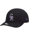 New Era Newborn And Infant Unisex  Black Colorado Rockies My First 9twenty Stretch Fit Hat In Black