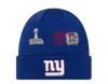 New Era Nfl New York Giants City Transit Knit Cuff Beanie Blue 60224737 In Blue