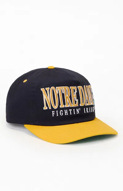New Era Notre Dame 19twenty Snapback Hat In Black In Brown