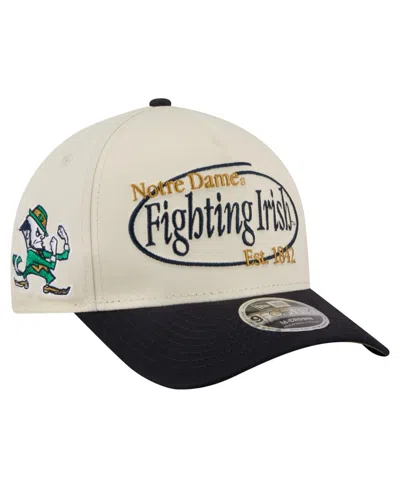 New Era Notre Dame Fighting Irish Prepster 9forty Adjustable Baseball Cap In Neutral