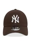 New Era Ny Logo Cap In Brown