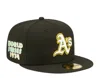New Era Oakland Athletics Citrus Pop 59fifty Fitted Black/green Uv 60288254 In Black