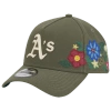 New Era Oakland Athletics  As 9forty A-frame Floral Cap In Green