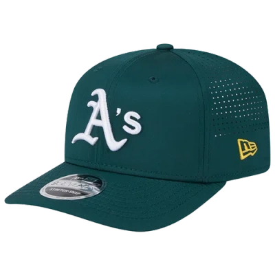 New Era Oakland Athletics  As Perf 970 Adjustable Cap In Green