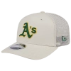 New Era Oakland Athletics  As Perf 970 Adjustable Cap In White/khaki