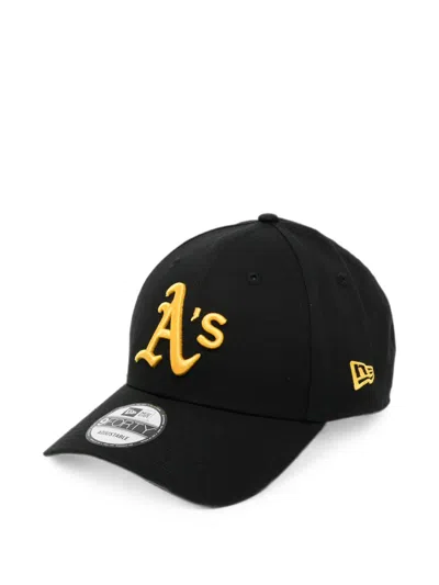 New Era Oakland Athletics Side Patched 9forty Baseball Cap In Black