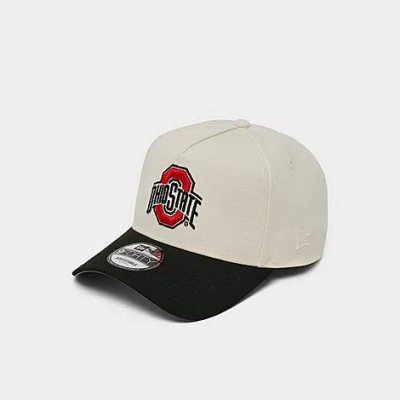 New Era Ohio State Buckeyes 9forty Snapback Hat In White