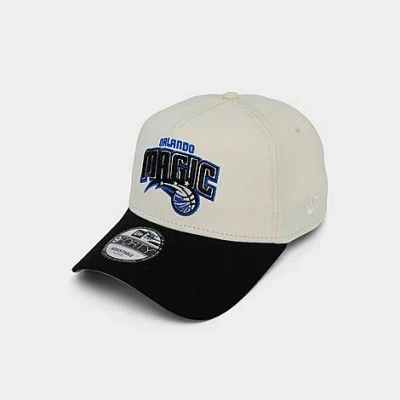 New Era Orlando Magic Nba 9forty A-frame Snapback Hat In White