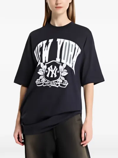 New Era Oversized T-shirt In Blue