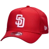 New Era Padres 9forty A-frame Hat In Red/white
