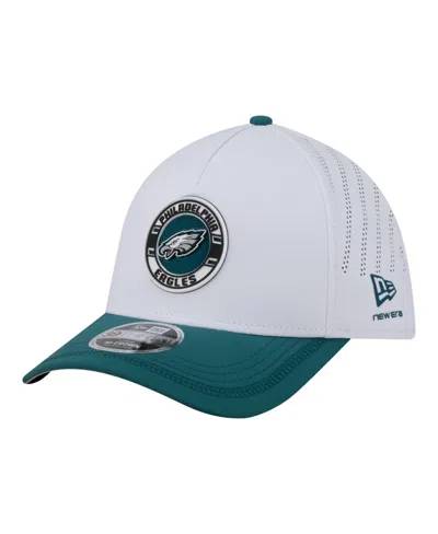 New Era Philadelphia Eagles 39thirty Structured-fit Baseball Cap In White