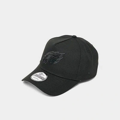 New Era Philadelphia Eagles Nfl 9forty A-frame Snapback Hat In Black