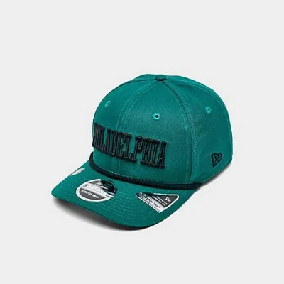 New Era Philadelphia Eagles Nfl 9seventy Stretch-snap Snapback Hat In Green