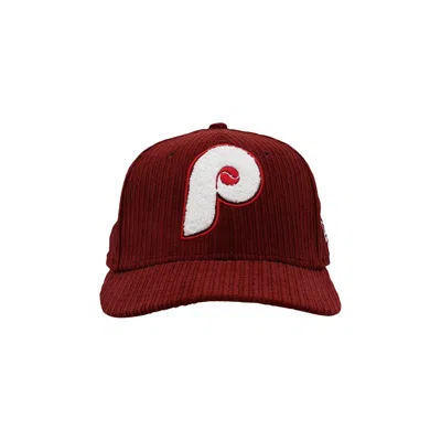 Pre-owned New Era Philadelphia Phillies Fitted Hat 'deep Red' | Men's Size 7.875