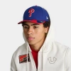 New Era Philadelphia Phillies Mlb 9forty M-crown Snapback Hat In Blue