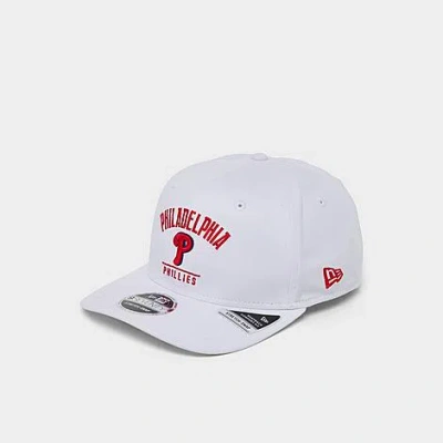 New Era Philadelphia Phillies Mlb 9seventy Stretch-snap Snapback Hat In White