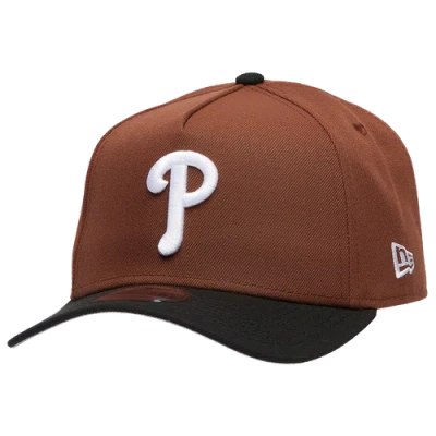 New Era Philadelphia Phillies  Phillies 9forty A-frame Cap In Brown