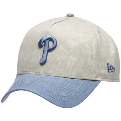 New Era Philadelphia Phillies  Phillies 9forty A-frame Washed Cap In Neutral