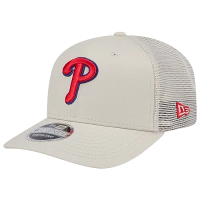 New Era Philadelphia Phillies  Phillies Perf 970 Adjustable Cap In Neutral