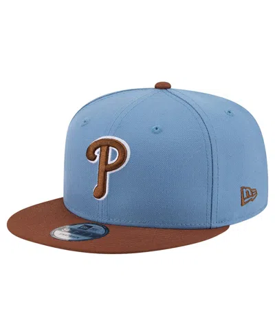 New Era Philadelphia Phillies Two-tone Snapback Color Pack 9fifty Baseball Cap In Blue
