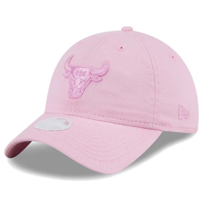 New Era Pink Chicago Bulls Colourpack Tonal 9twenty Adjustable Hat