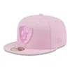 NEW ERA NEW ERA PINK LAS VEGAS RAIDERS COLOR PACK 59FIFTY FITTED HAT