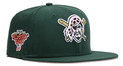 Pre-owned New Era Pittsburgh Pirates Eggs Hat Club Exclusive Fitted Hat In Green/pink In Multi
