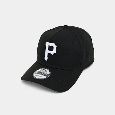 New Era Pittsburgh Pirates Mlb 9forty Monochrome Snapback Hat In Black