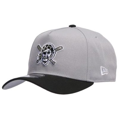 New Era Pittsburgh Pirates  Pirates 9forty A-frame Cap In Black/silver/grey