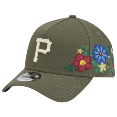 New Era Pittsburgh Pirates  Pirates 9forty A-frame Floral Cap In Green