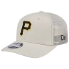 New Era Pittsburgh Pirates  Piratres Perf 970 Adjustable Cap In White/khaki