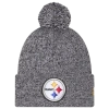New Era Pittsburgh Steelers  Steelers Marl Pom Knit In Gray